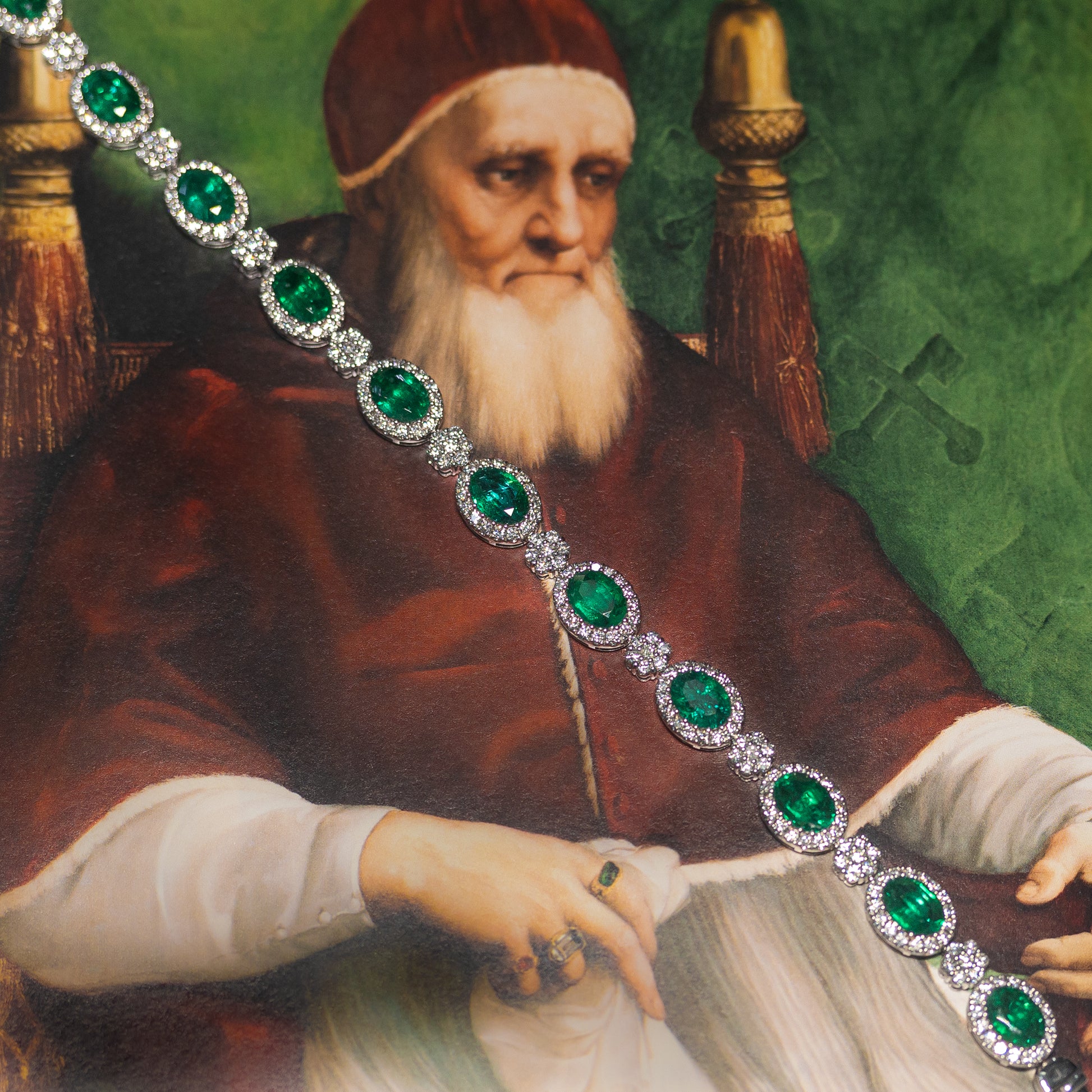 Regal Emerald Bracelet