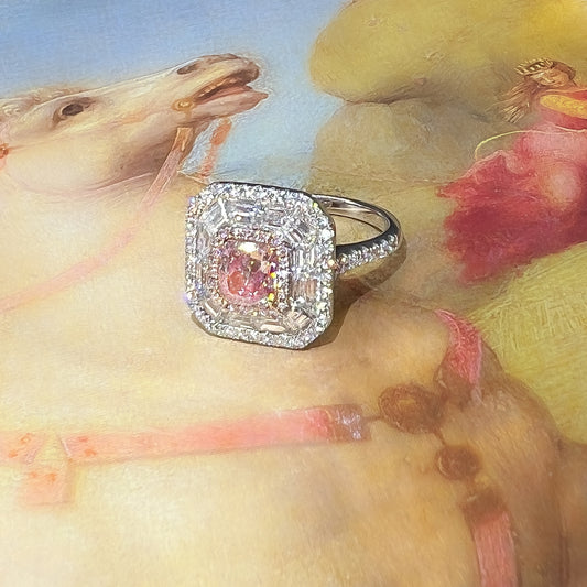 Pink Diamond Ring