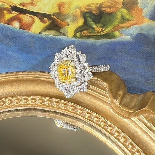 Fancy Yellow Diamond Ring