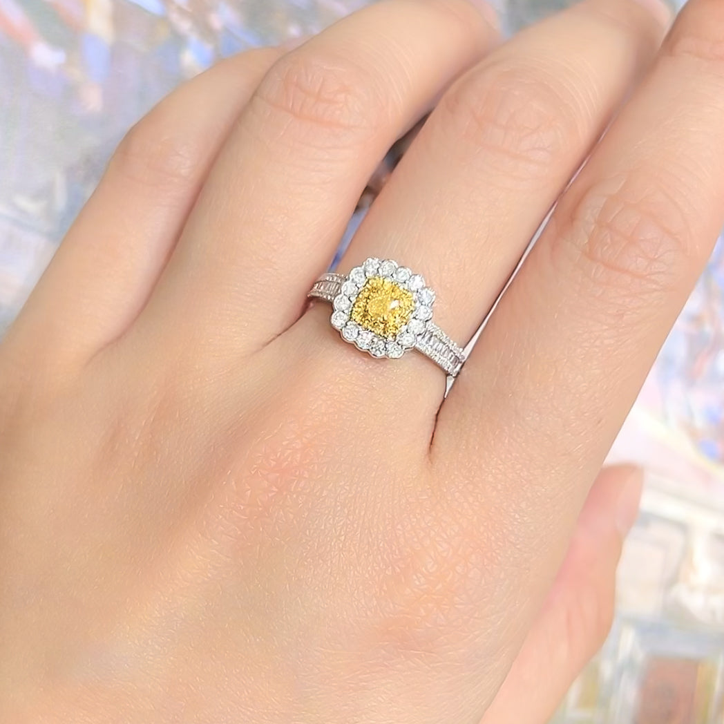 Yellow Diamond Ring