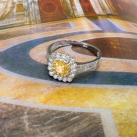 Yellow Diamond Ring