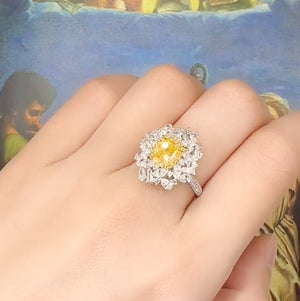 Fancy Yellow Diamond Ring